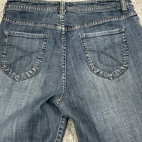 Chicos Jeans Women's Size 1 Short 8 US Blue Denim Platinum 28" Inseam - Picture 7 of 7